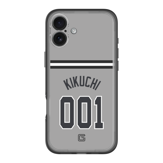 スリムプロテクションプレミアムケース［ 読売ジャイアンツ - #001 KIKUCHI - ビジター ］