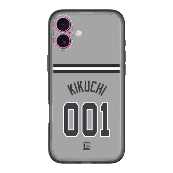 スリムプロテクションプレミアムケース［ 読売ジャイアンツ - #001 KIKUCHI - ビジター ］
