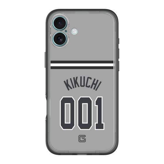 スリムプロテクションプレミアムケース［ 読売ジャイアンツ - #001 KIKUCHI - ビジター ］