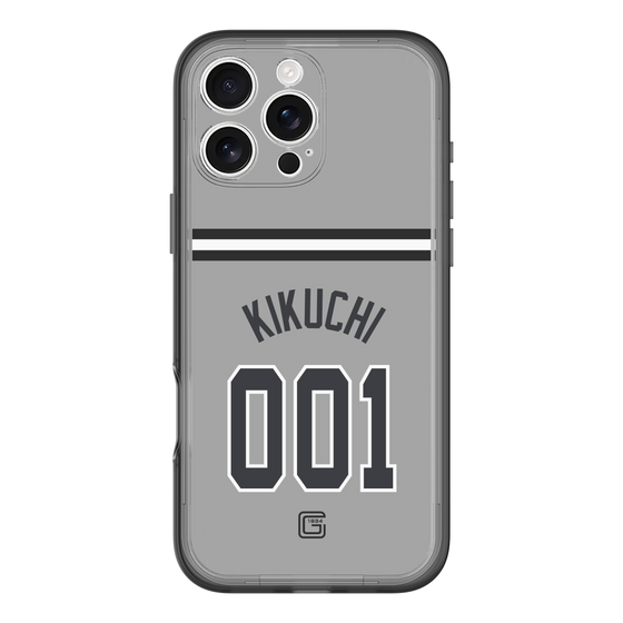 スリムプロテクションプレミアムケース［ 読売ジャイアンツ - #001 KIKUCHI - ビジター ］