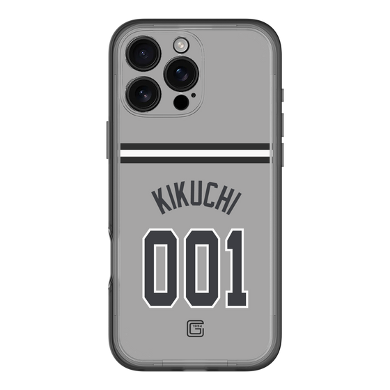 スリムプロテクションプレミアムケース［ 読売ジャイアンツ - #001 KIKUCHI - ビジター ］