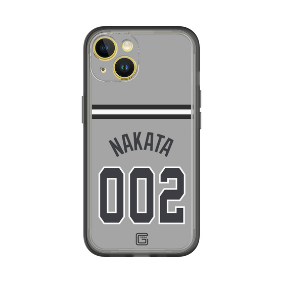 スリムプロテクションプレミアムケース［ 読売ジャイアンツ - #002 NAKATA - ビジター ］