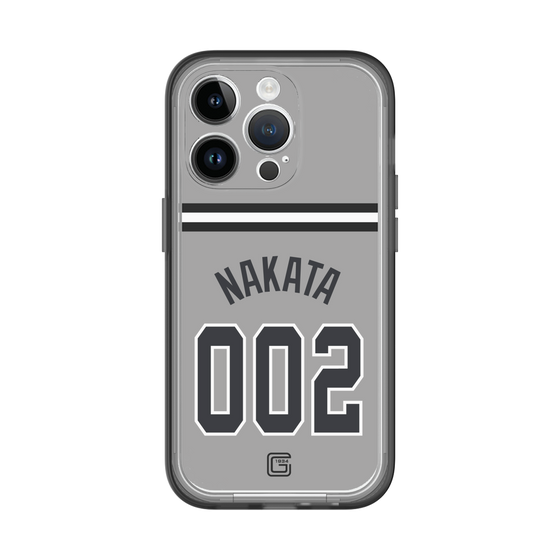 スリムプロテクションプレミアムケース［ 読売ジャイアンツ - #002 NAKATA - ビジター ］