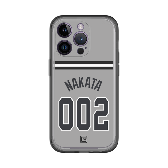 スリムプロテクションプレミアムケース［ 読売ジャイアンツ - #002 NAKATA - ビジター ］
