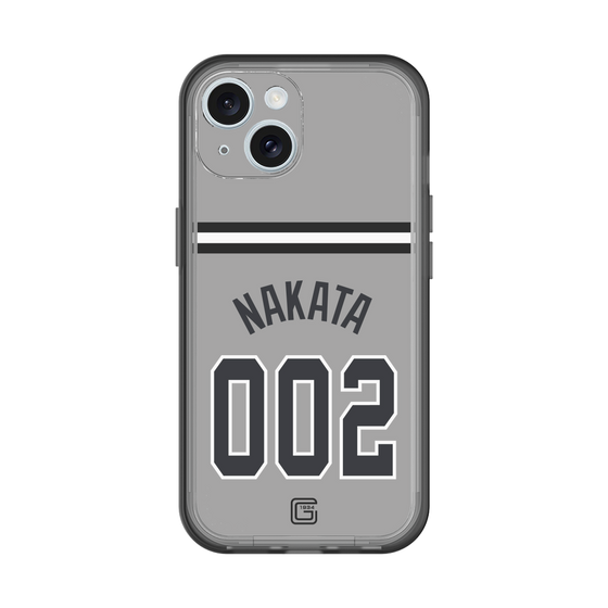 スリムプロテクションプレミアムケース［ 読売ジャイアンツ - #002 NAKATA - ビジター ］