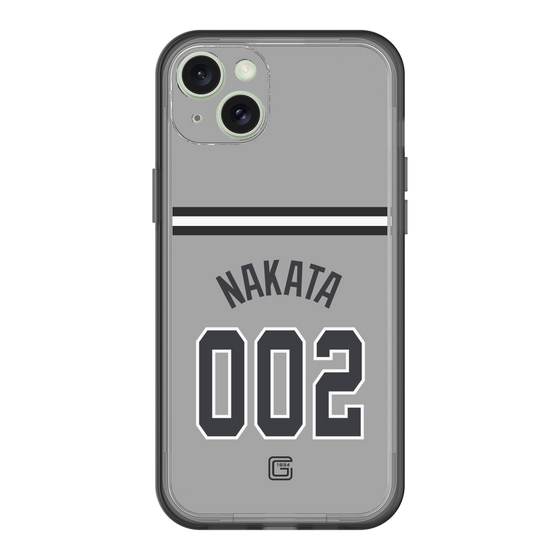 スリムプロテクションプレミアムケース［ 読売ジャイアンツ - #002 NAKATA - ビジター ］