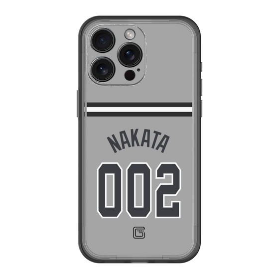 スリムプロテクションプレミアムケース［ 読売ジャイアンツ - #002 NAKATA - ビジター ］