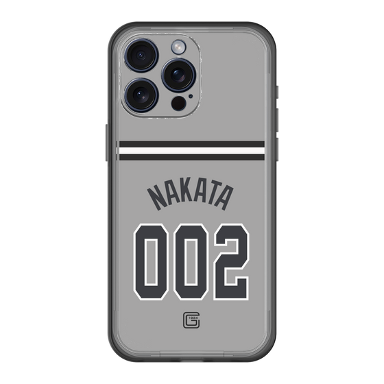スリムプロテクションプレミアムケース［ 読売ジャイアンツ - #002 NAKATA - ビジター ］