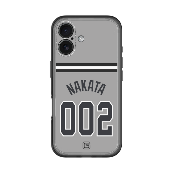 スリムプロテクションプレミアムケース［ 読売ジャイアンツ - #002 NAKATA - ビジター ］