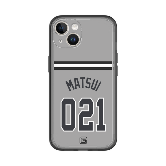 スリムプロテクションプレミアムケース［ 読売ジャイアンツ - #021 MATSUI - ビジター ］