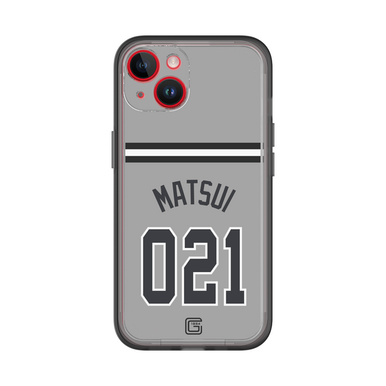 スリムプロテクションプレミアムケース［ 読売ジャイアンツ - #021 MATSUI - ビジター ］