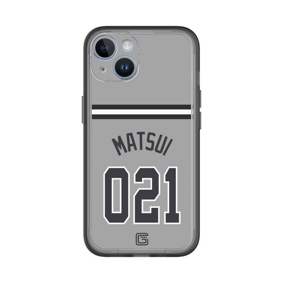 スリムプロテクションプレミアムケース［ 読売ジャイアンツ - #021 MATSUI - ビジター ］