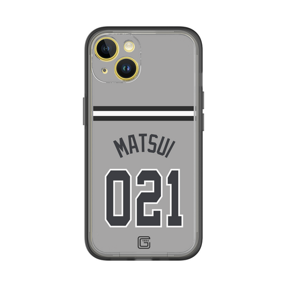 スリムプロテクションプレミアムケース［ 読売ジャイアンツ - #021 MATSUI - ビジター ］