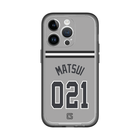 スリムプロテクションプレミアムケース［ 読売ジャイアンツ - #021 MATSUI - ビジター ］