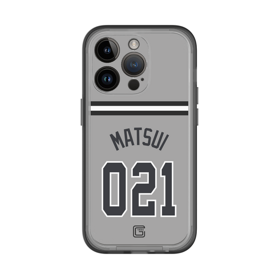 スリムプロテクションプレミアムケース［ 読売ジャイアンツ - #021 MATSUI - ビジター ］