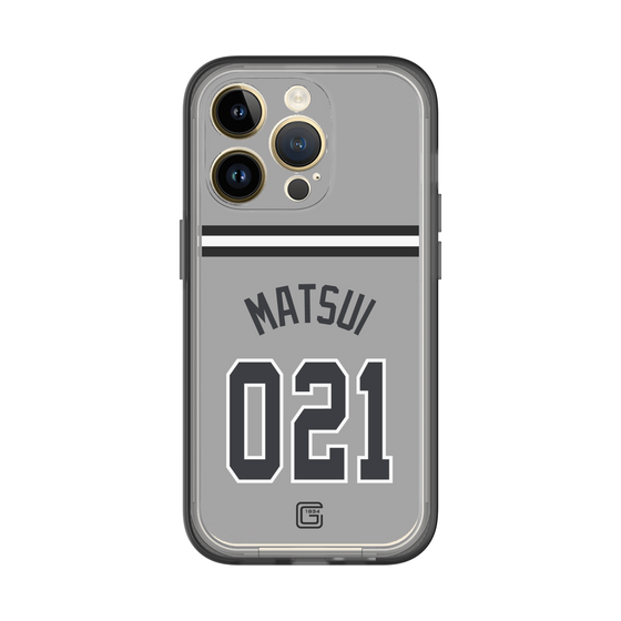 スリムプロテクションプレミアムケース［ 読売ジャイアンツ - #021 MATSUI - ビジター ］