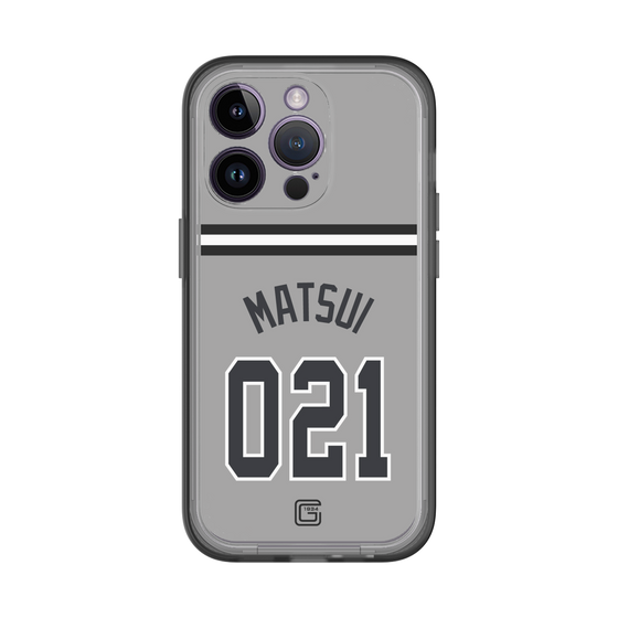 スリムプロテクションプレミアムケース［ 読売ジャイアンツ - #021 MATSUI - ビジター ］