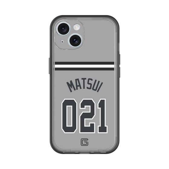 スリムプロテクションプレミアムケース［ 読売ジャイアンツ - #021 MATSUI - ビジター ］