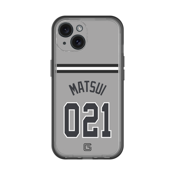スリムプロテクションプレミアムケース［ 読売ジャイアンツ - #021 MATSUI - ビジター ］