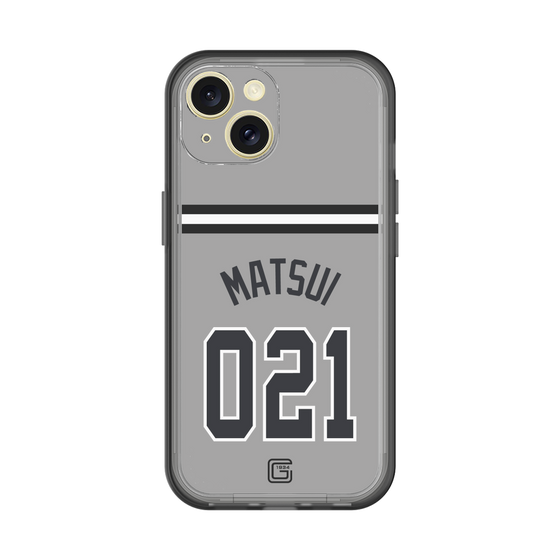 スリムプロテクションプレミアムケース［ 読売ジャイアンツ - #021 MATSUI - ビジター ］