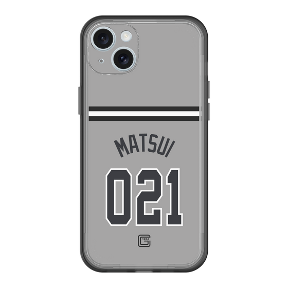 スリムプロテクションプレミアムケース［ 読売ジャイアンツ - #021 MATSUI - ビジター ］
