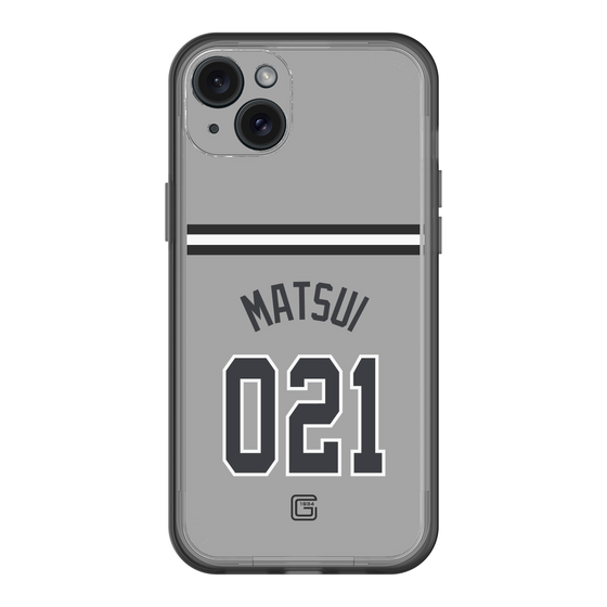 スリムプロテクションプレミアムケース［ 読売ジャイアンツ - #021 MATSUI - ビジター ］