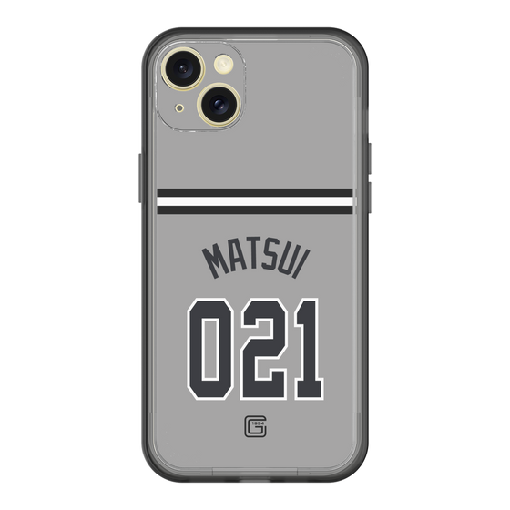 スリムプロテクションプレミアムケース［ 読売ジャイアンツ - #021 MATSUI - ビジター ］