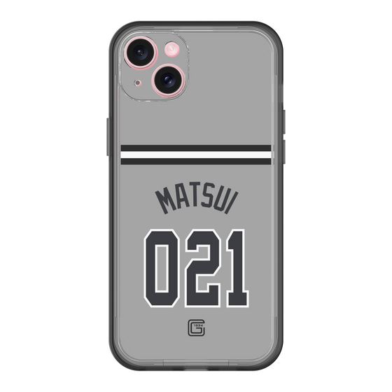 スリムプロテクションプレミアムケース［ 読売ジャイアンツ - #021 MATSUI - ビジター ］