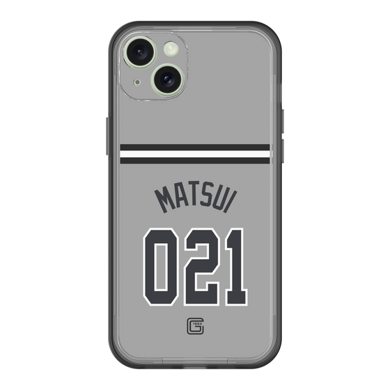 スリムプロテクションプレミアムケース［ 読売ジャイアンツ - #021 MATSUI - ビジター ］