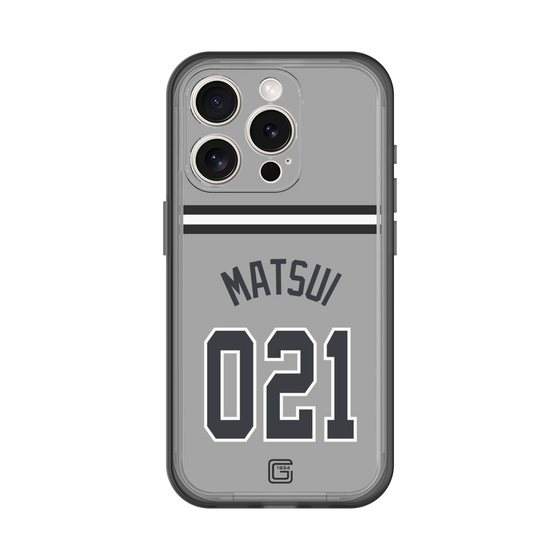 スリムプロテクションプレミアムケース［ 読売ジャイアンツ - #021 MATSUI - ビジター ］
