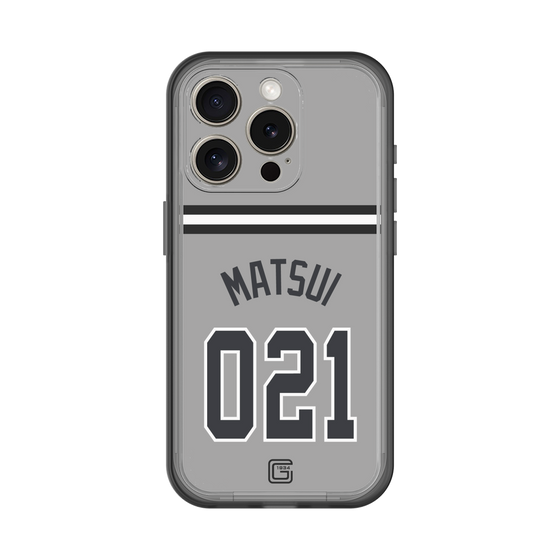 スリムプロテクションプレミアムケース［ 読売ジャイアンツ - #021 MATSUI - ビジター ］