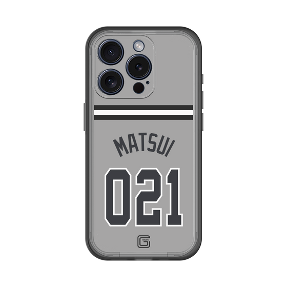 スリムプロテクションプレミアムケース［ 読売ジャイアンツ - #021 MATSUI - ビジター ］