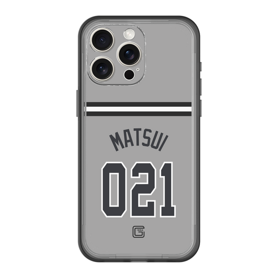 スリムプロテクションプレミアムケース［ 読売ジャイアンツ - #021 MATSUI - ビジター ］