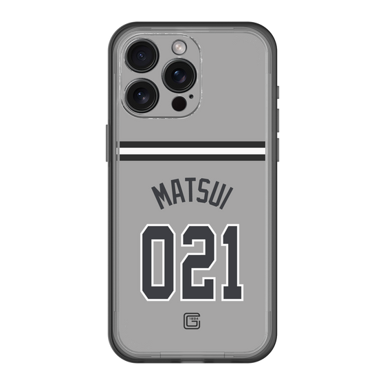 スリムプロテクションプレミアムケース［ 読売ジャイアンツ - #021 MATSUI - ビジター ］