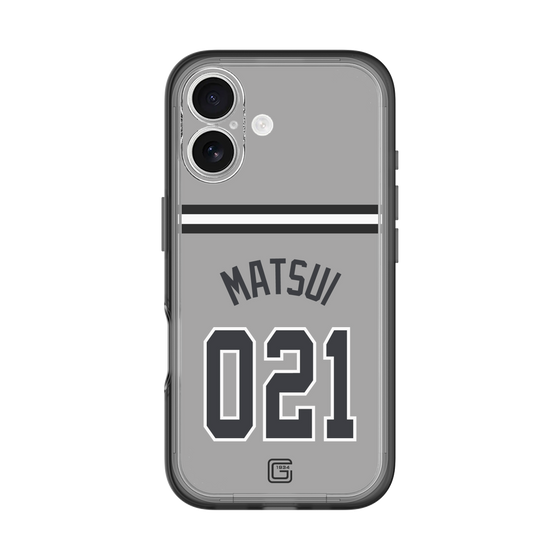 スリムプロテクションプレミアムケース［ 読売ジャイアンツ - #021 MATSUI - ビジター ］