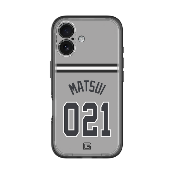 スリムプロテクションプレミアムケース［ 読売ジャイアンツ - #021 MATSUI - ビジター ］