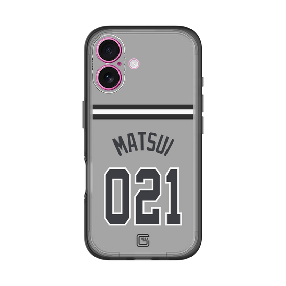 スリムプロテクションプレミアムケース［ 読売ジャイアンツ - #021 MATSUI - ビジター ］