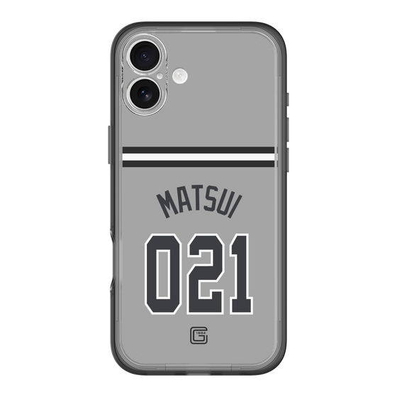 スリムプロテクションプレミアムケース［ 読売ジャイアンツ - #021 MATSUI - ビジター ］