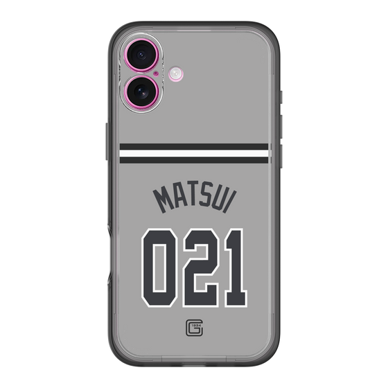 スリムプロテクションプレミアムケース［ 読売ジャイアンツ - #021 MATSUI - ビジター ］