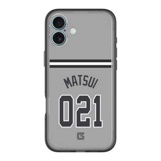 スリムプロテクションプレミアムケース［ 読売ジャイアンツ - #021 MATSUI - ビジター ］