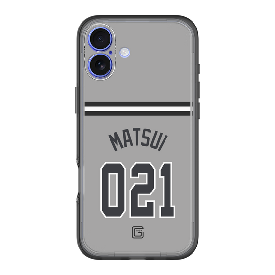 スリムプロテクションプレミアムケース［ 読売ジャイアンツ - #021 MATSUI - ビジター ］