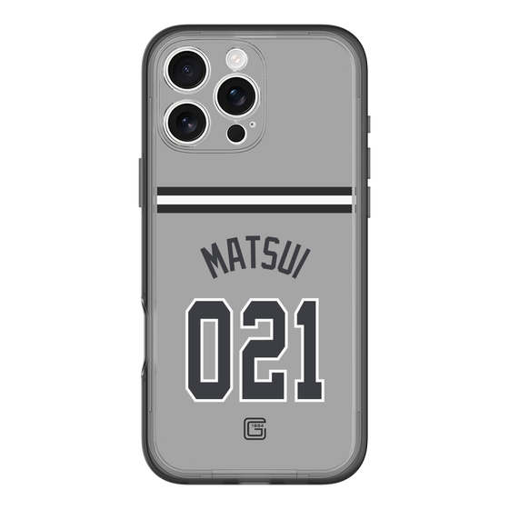 スリムプロテクションプレミアムケース［ 読売ジャイアンツ - #021 MATSUI - ビジター ］