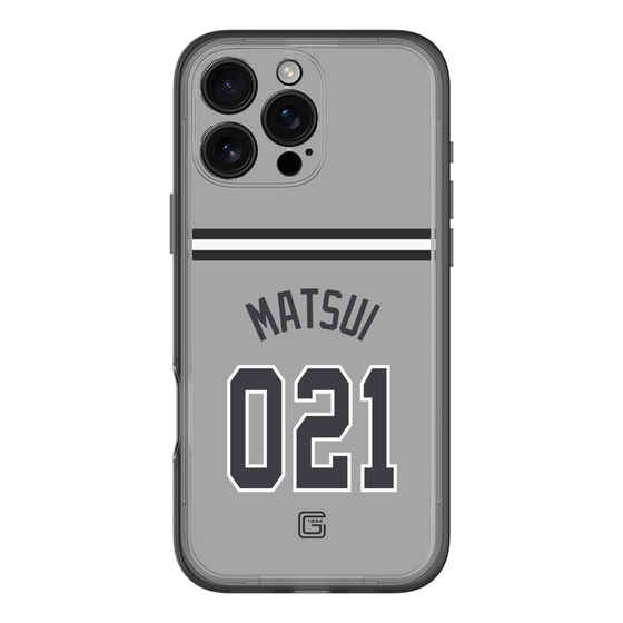 スリムプロテクションプレミアムケース［ 読売ジャイアンツ - #021 MATSUI - ビジター ］
