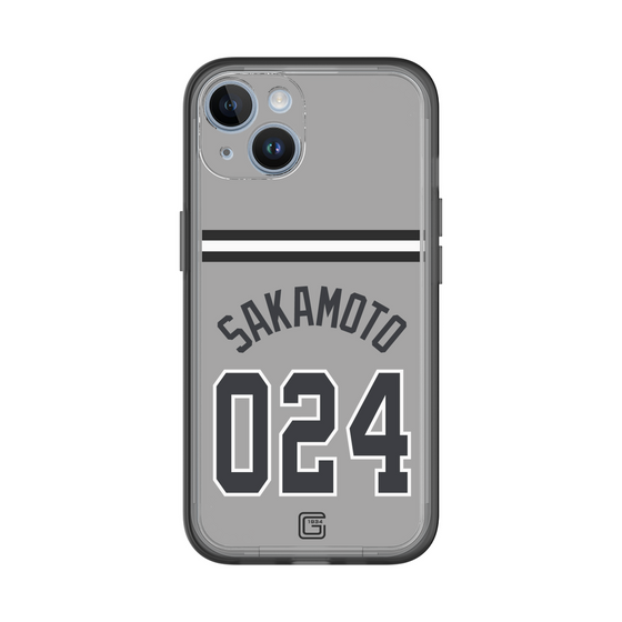 スリムプロテクションプレミアムケース［ 読売ジャイアンツ - #024 SAKAMOTO - ビジター ］
