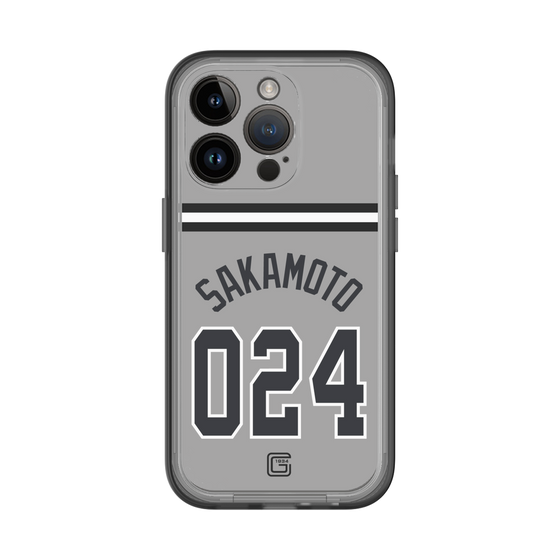 スリムプロテクションプレミアムケース［ 読売ジャイアンツ - #024 SAKAMOTO - ビジター ］
