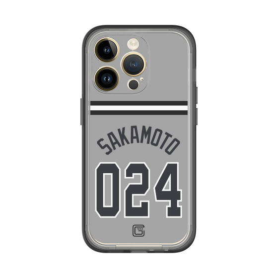 スリムプロテクションプレミアムケース［ 読売ジャイアンツ - #024 SAKAMOTO - ビジター ］