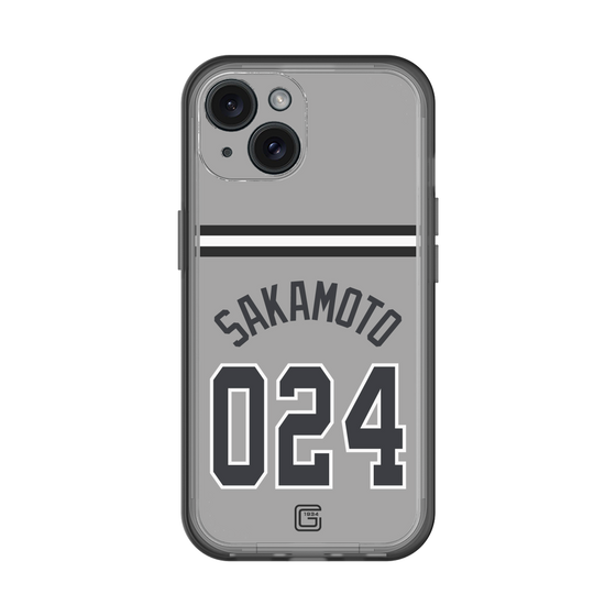 スリムプロテクションプレミアムケース［ 読売ジャイアンツ - #024 SAKAMOTO - ビジター ］