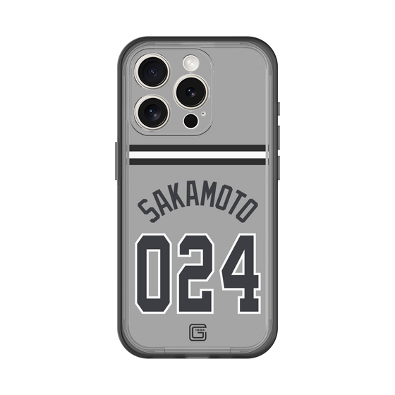スリムプロテクションプレミアムケース［ 読売ジャイアンツ - #024 SAKAMOTO - ビジター ］
