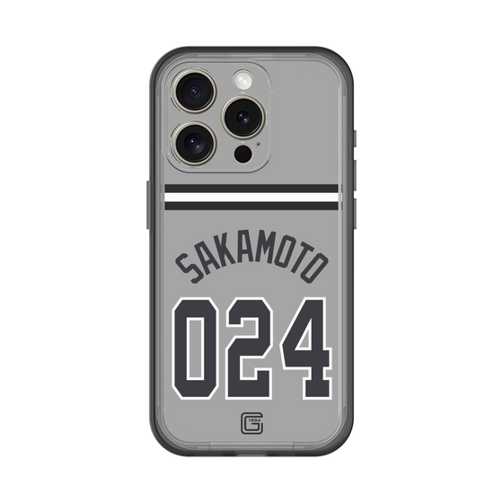 スリムプロテクションプレミアムケース［ 読売ジャイアンツ - #024 SAKAMOTO - ビジター ］