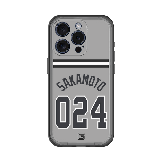 スリムプロテクションプレミアムケース［ 読売ジャイアンツ - #024 SAKAMOTO - ビジター ］